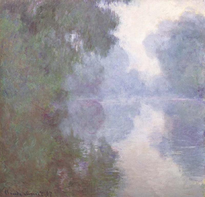 Claude Monet Morning on the Seine Germany oil painting art